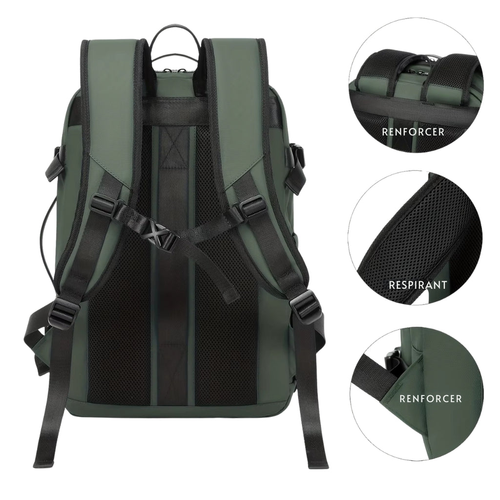 Sac à dos cabine – Compression sous vide intégrée