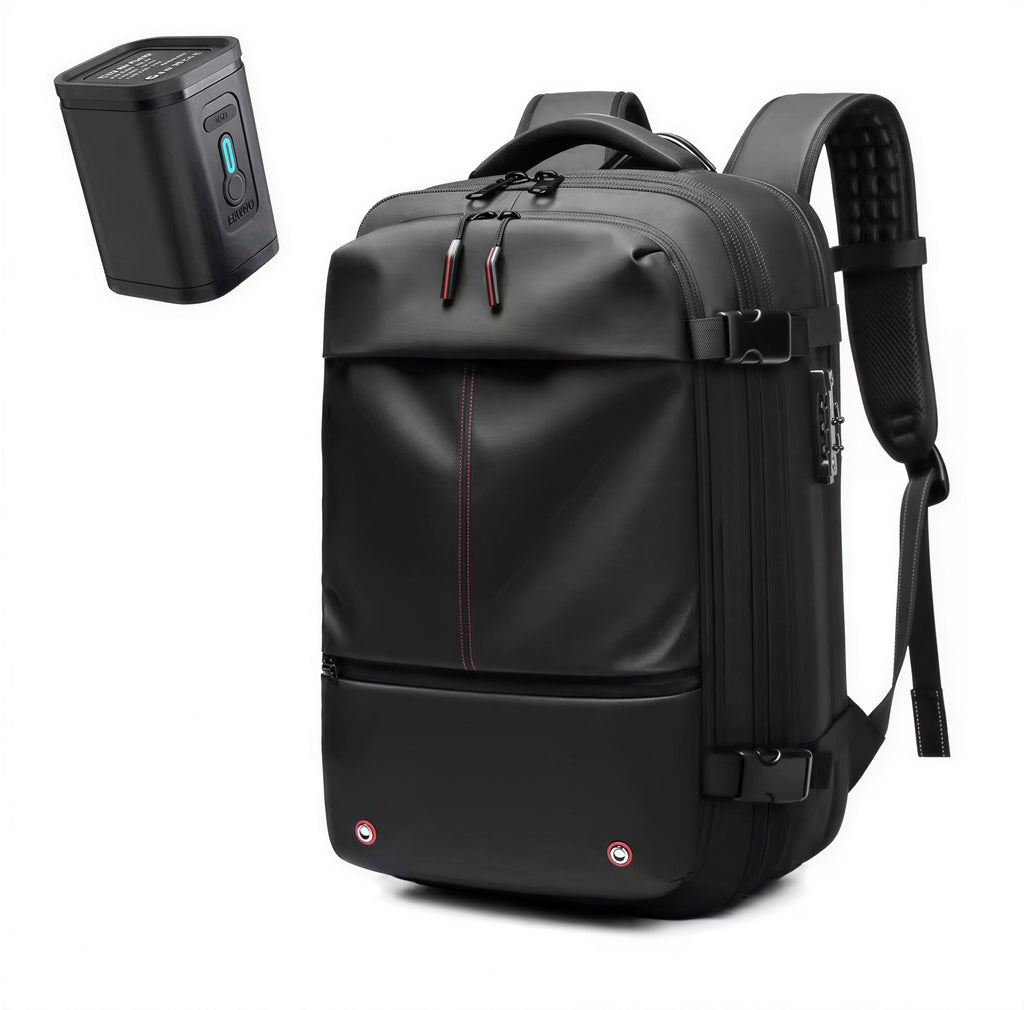 Sac à dos cabine extensible 30→60L – Compression sous vide intégrée